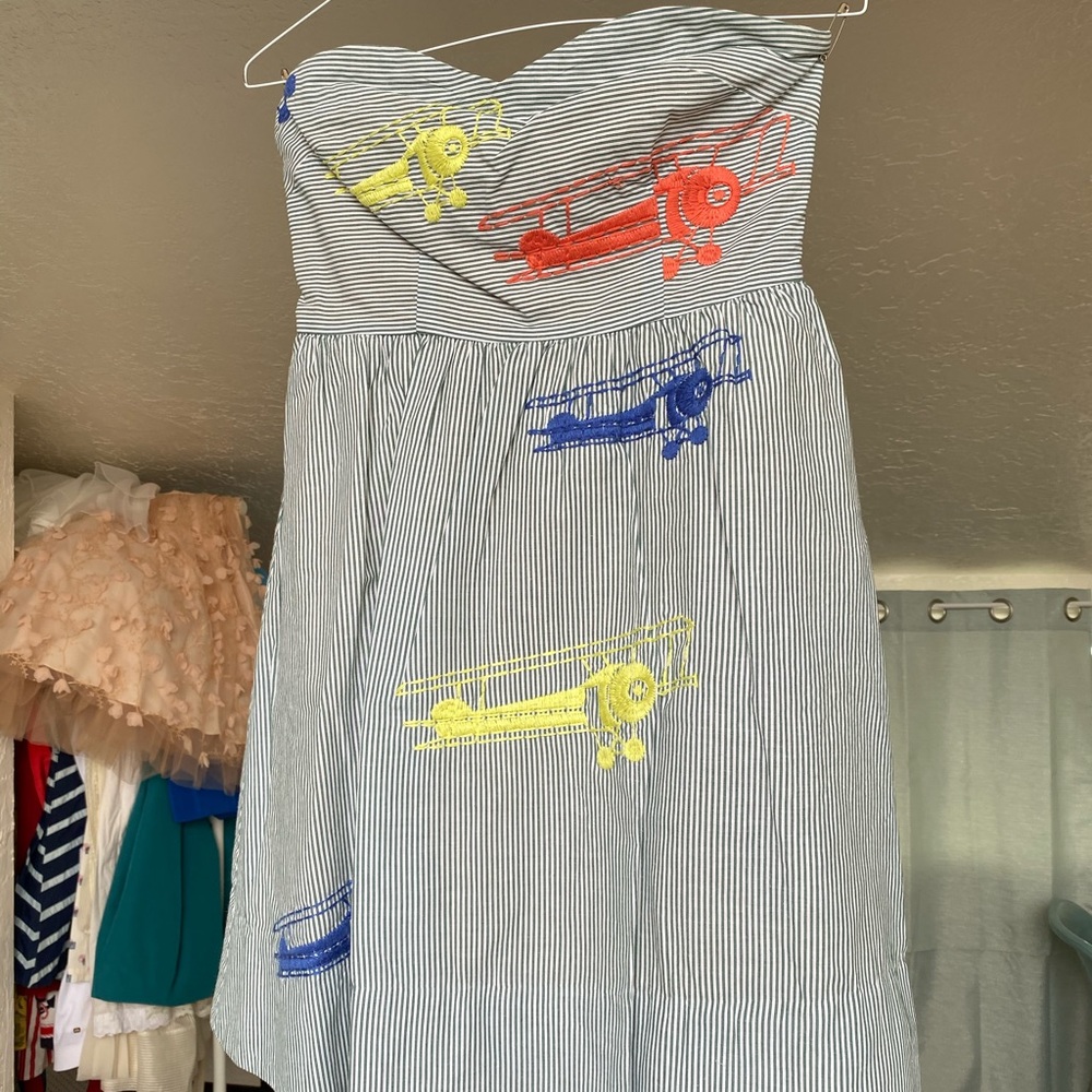 Moulinette Soeurs Anthropologie Wright plane dress